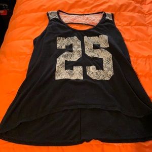 Black and white shirt very comfortable